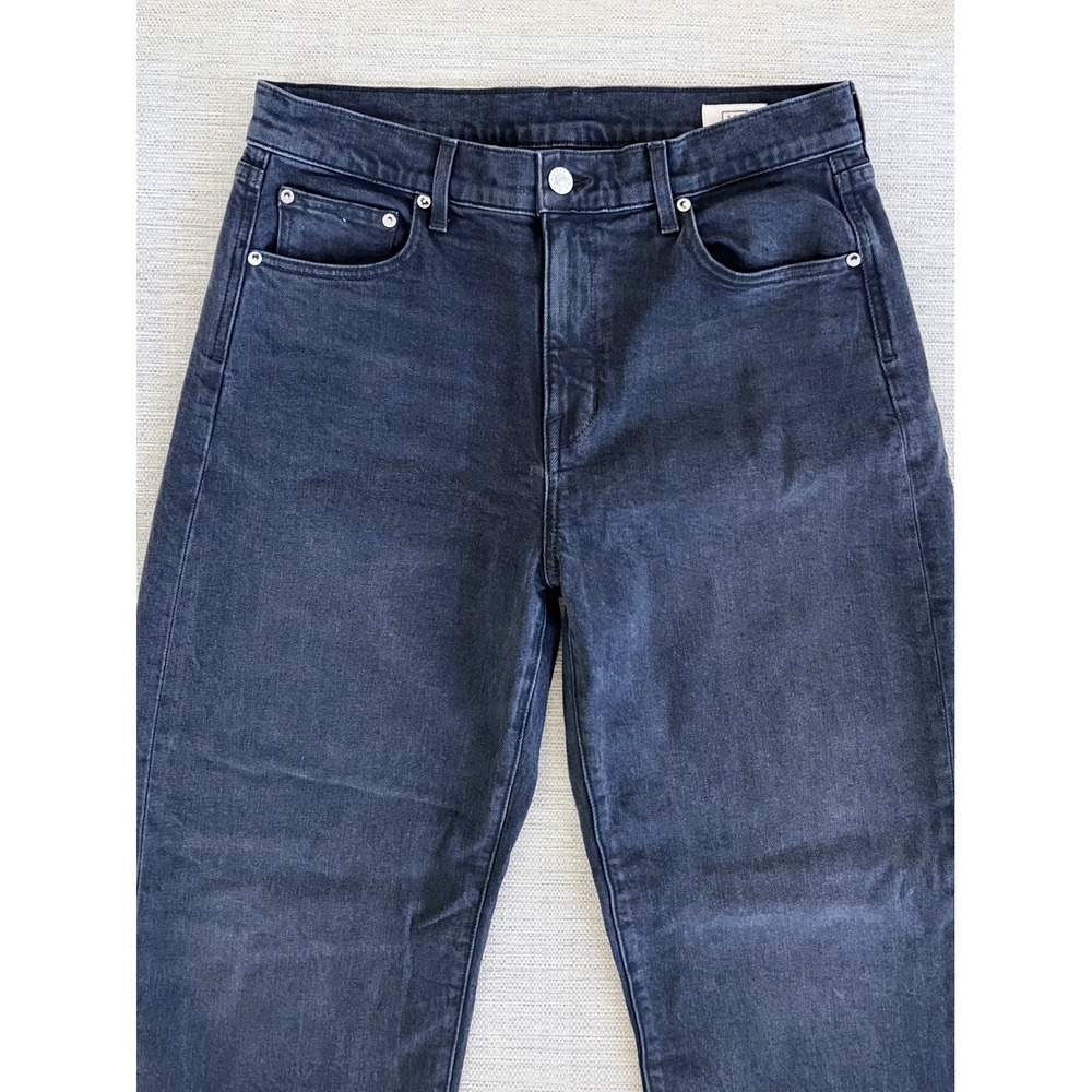 AYR The Getup 30S Film Noir Washed Black Barrel Leg Jeans Short Inseam - Picture 8 of 9